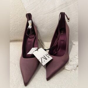 Zara Women's Elegant Plum Heels
